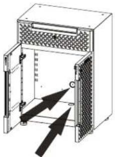 Gladiator Flex Cabinet System IV GANF05WFMTS - Install the Grommets for Cord Management (Optional) - 2