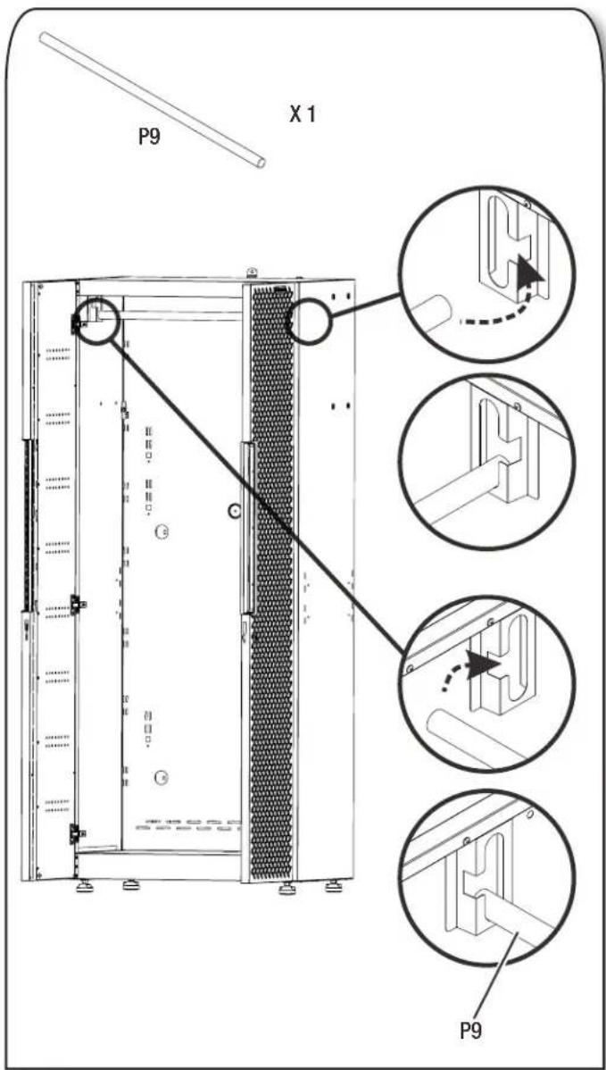 Gladiator Flex Cabinet System IV GANF05WFMTS - Installation de la tringle dans la grande armoire - 1
