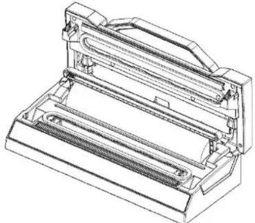 CASO VRH 700 advanced Pro - Vakuumpakning i en pose fra en rulle - 1