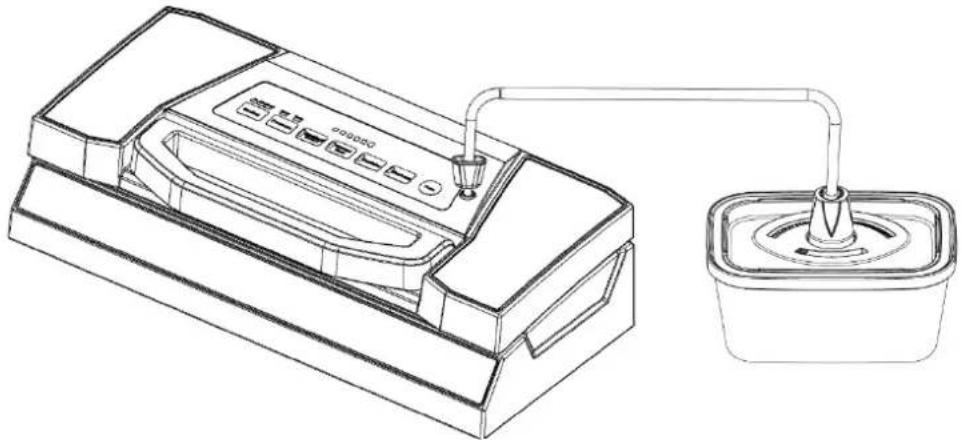 CASO VRH 700 advanced Pro - Marinado con un recipiente de vacío - 1