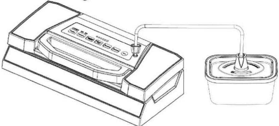 CASO VRH 700 advanced Pro - Marinering med en vakuumbeholder - 1