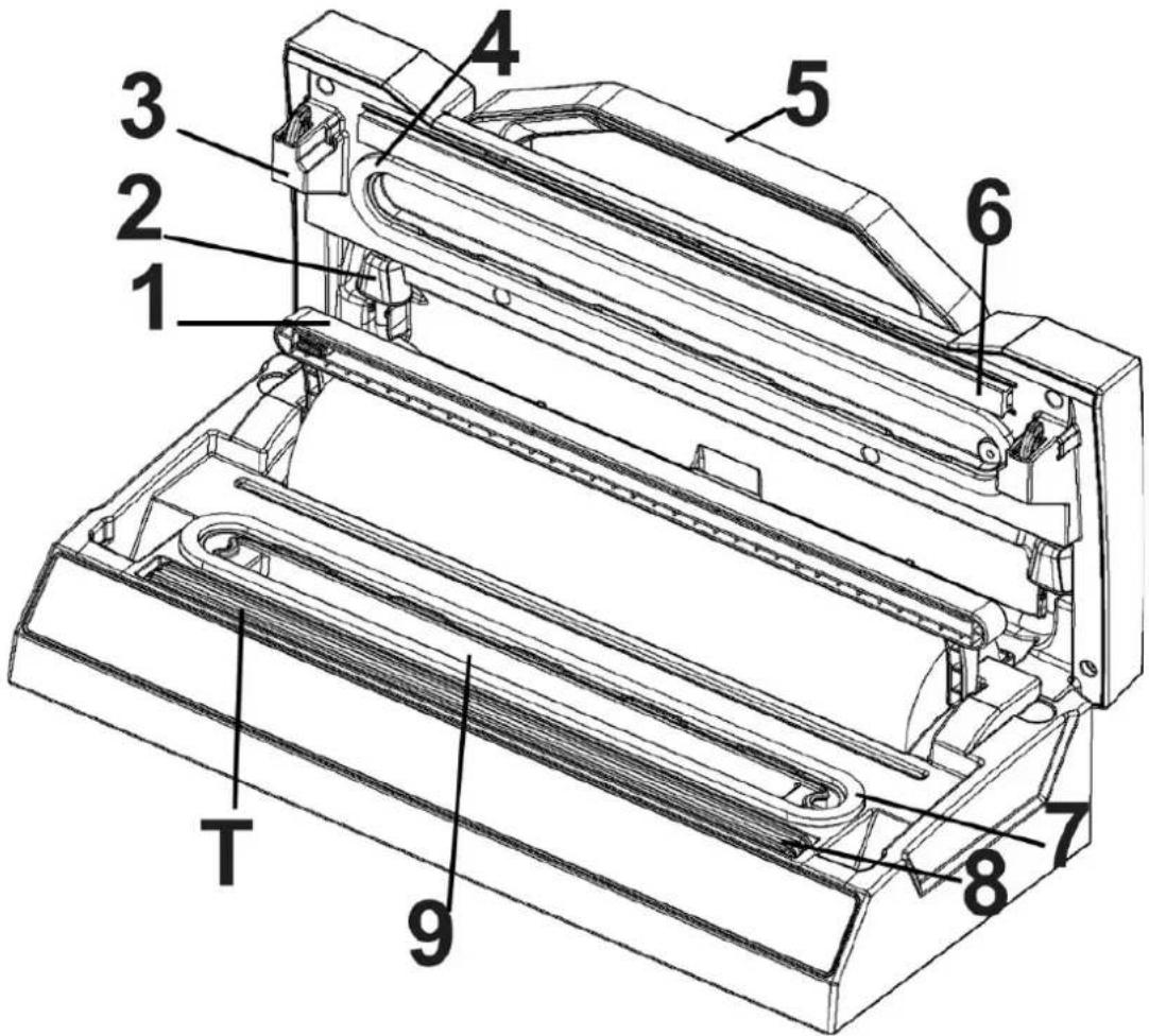 CASO VRH 700 advanced Pro - Appliance diagram - 1