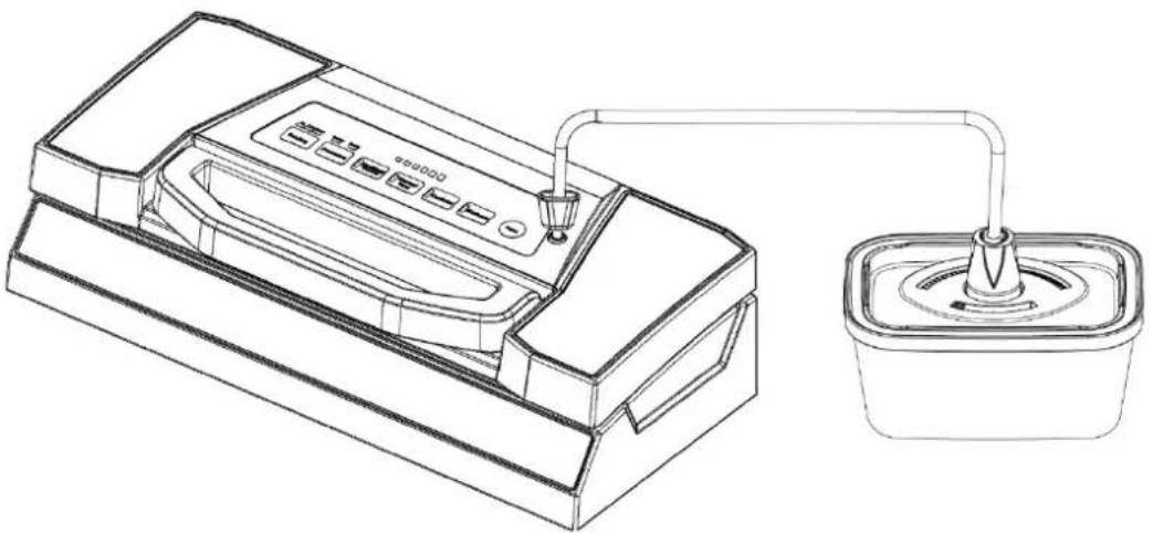 CASO VRH 700 advanced Pro - Marinate with a Canister - 1