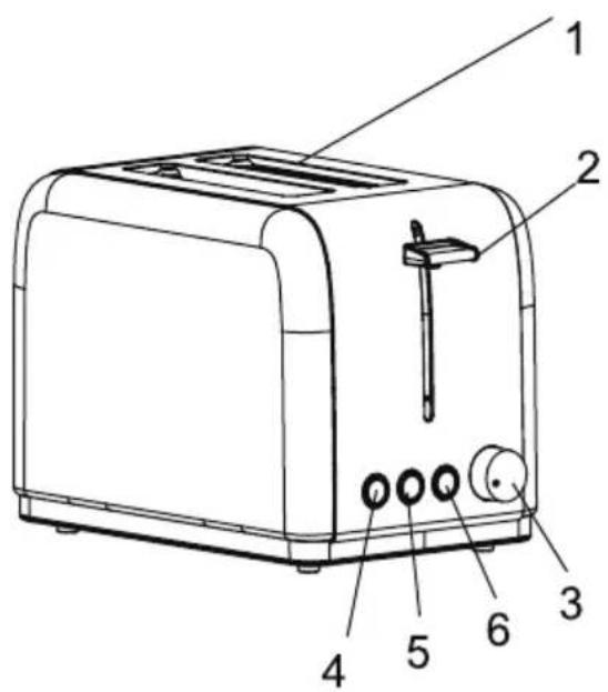 SABA GP23 GRAYWOOD - Features of toaster - 1