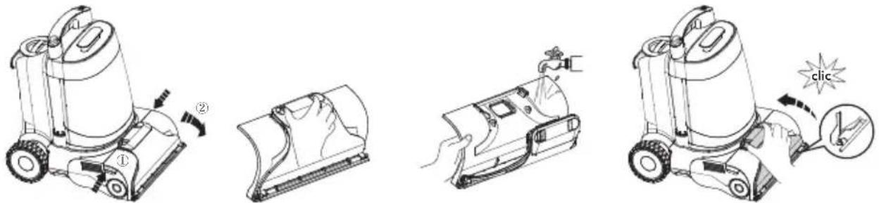 TINECO CARPET ONE Cruiser - Couvercle du rouleau brosse - 1