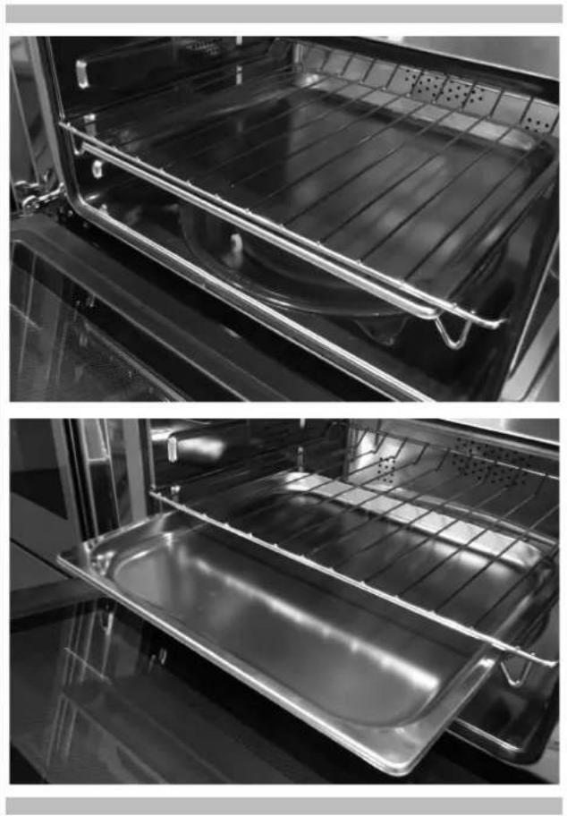 Fulgor Milano F7DSPD24S1 - Montaje y desmontaje de la parrilla plana - 1