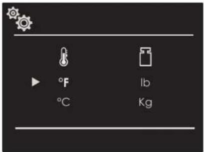 Fulgor Milano F7DSPD24S1 - Temperature & Weight - 1
