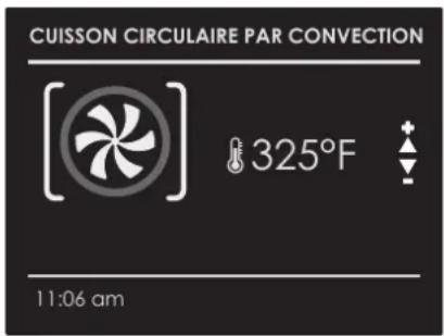 CUISSON CIRCULAIRE PAR CONVECTION [ ] 325°F 11:06 am