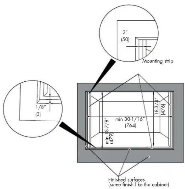 Fulgor Milano F7DSPD24S1 - FLUSHMOUNT INSTALLATION - 3