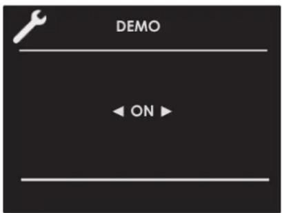 DEMO ← ON ►