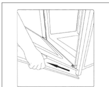 Fulgor Milano F1MSM24S3 - Removing the oven door - 1