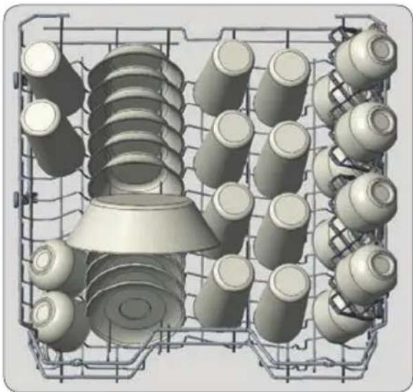 Fulgor Milano F7DWT24FI1 - Cesta superior - 1