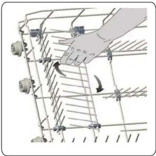 Fulgor Milano F7DWT24FI1 - Paniers inférieurs pliants - 1