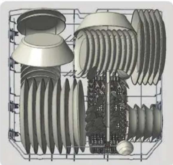Fulgor Milano F7DWT24FI1 - Cesta inferior - 2