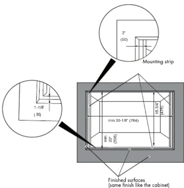 Fulgor Milano F7MSPD24S1 - FLUSHMOUNT INSTALLATION - 3