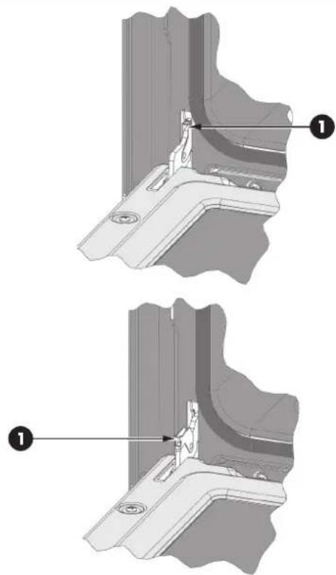 Fulgor Milano F4SP30S3 - Pour enlever la porte - 1