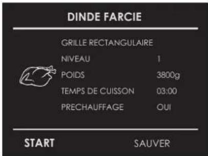 Fulgor Milano F7MSM24MB1 - Sélectionner une recette déjà programmée : - 1