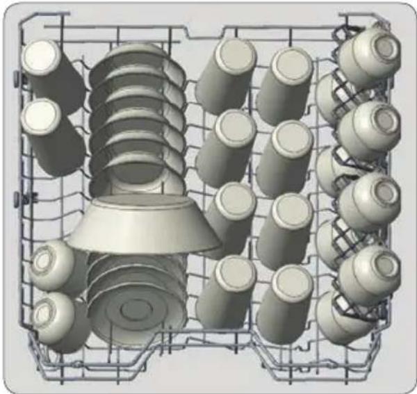 Fulgor Milano F7DWT24SS1 - Cesta superior - 1