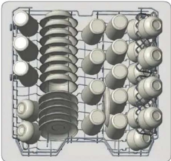 Fulgor Milano F7DWT24SS1 - Cesta superior - 2