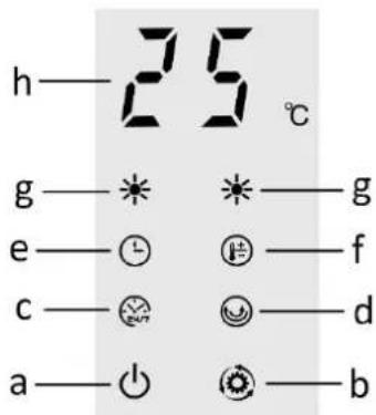 Emerio WH-133172 - Bedieningspaneel en LED-display - 1