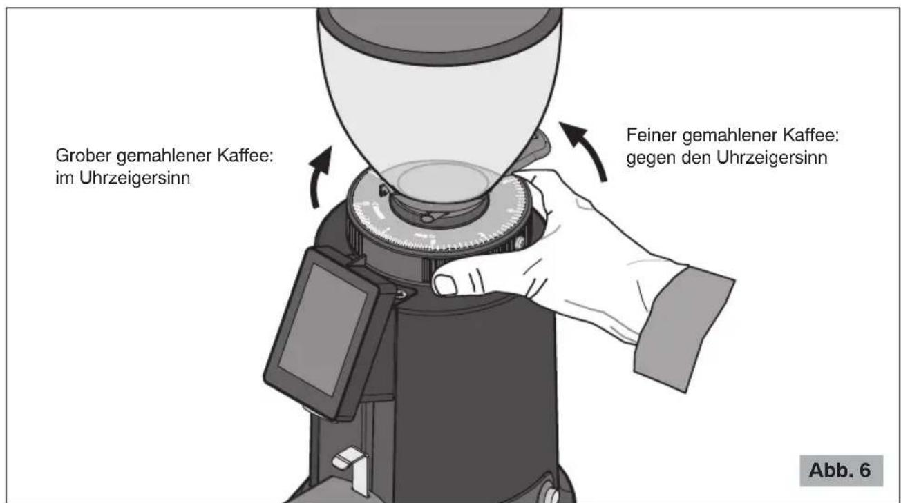 Ceado Leon 600 - EINSTELLUNG ZUM MAHLEN DES KAFFEES - 2
