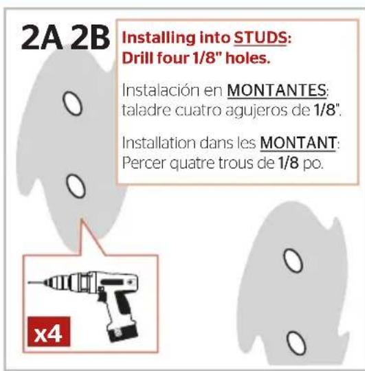 Pfister Rancho BTB-RCH2 - Installation des supports de fixation: Installation du Montant - 3