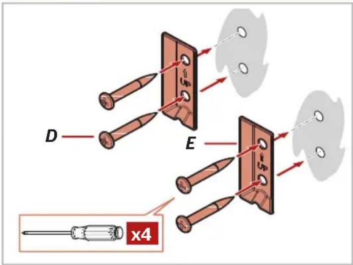 Pfister Rancho BTB-RCH2 - Installation des supports de fixation: Installation du Montant - 4