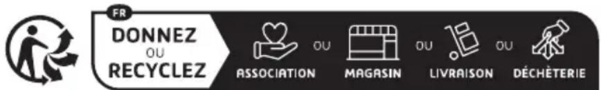 FR DONNEZ OU RECYCLEZ ASSOCIATION MAGASIN LIVRAISON OU DÉCHÈTERIE
