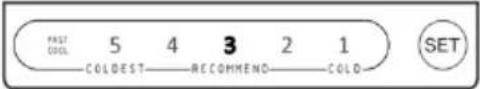 CECOTEC Bolero CoolMarket Combi Origin 231 NF - Réglage de la température du compartiment congélateur - 3