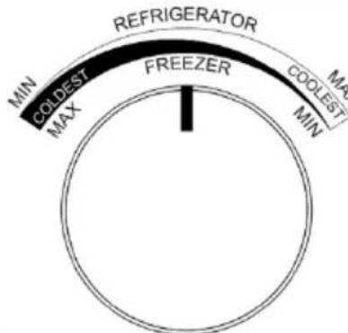 CECOTEC Bolero CoolMarket Combi Origin 231 NF - Réglage de la température du compartiment congélateur - 4