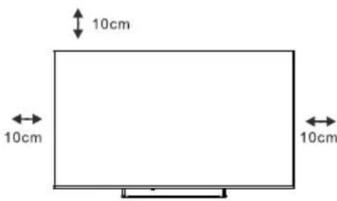 EDENWOOD ED65EA12UHD-EL - Installer et connecter le téléviseur - 1
