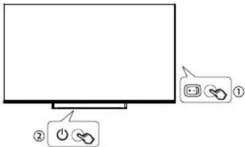 EDENWOOD ED65EA12UHD-EL - Boutons du téléviseur - 1