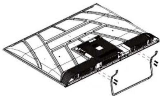 EDENWOOD ED65EA12UHD-EL - Instructions d'installation du meuble TV - 1
