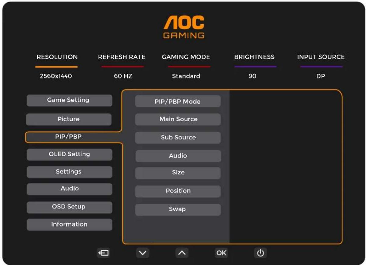 AOC Q27G40ZDF - OSD 设定 - 4
