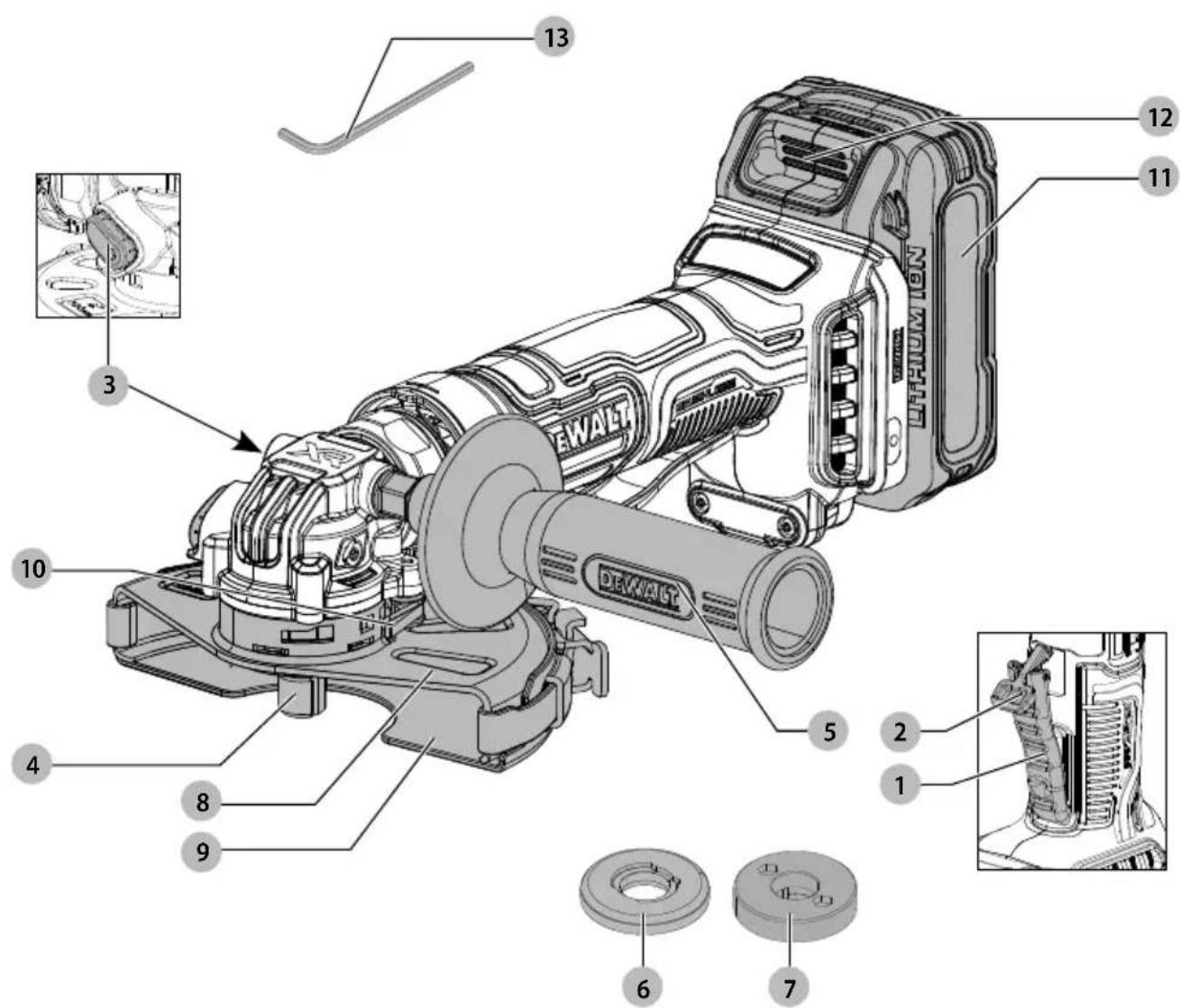 DEWALT DCG404 - 3