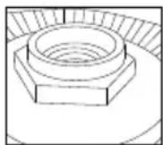 DEWALT DCG404 - Montaggio e rimozione delle mole con mozzo (Fig. A) - 2