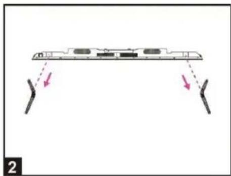 EDENWOOD ED40A06FHD-RE - Installation des supports - 3
