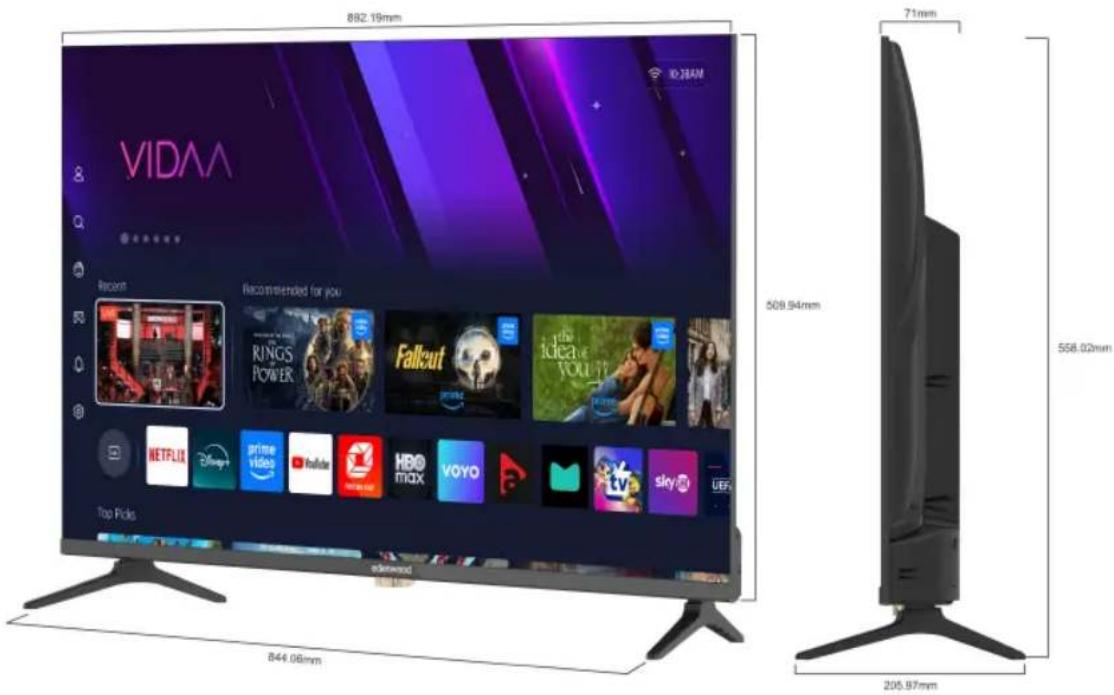 EDENWOOD ED40A06FHD-RE - Nettoyage et entretien - 1