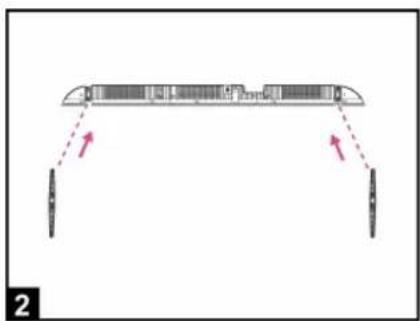 EDENWOOD ED40A06FHD-RE - Installation des supports - 1