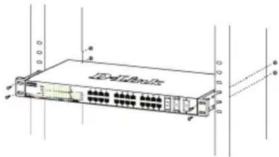 D-LINK DXS-1210-10MP - Rack Installation - 2