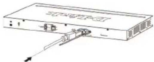 D-LINK DXS-1210-10MP - Installing Power Cord Retainer - 2