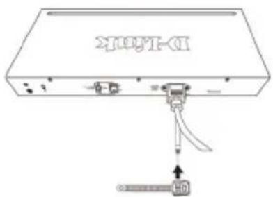 D-LINK DXS-1210-10MP - Installing Power Cord Retainer - 3