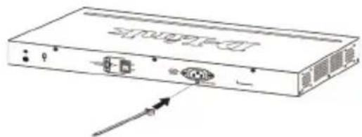 D-LINK DXS-1210-10MP - Installing Power Cord Retainer - 1