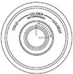 CONTINENTAL EDISON CEF2D413NFB - Conseils de réglage de température - 1