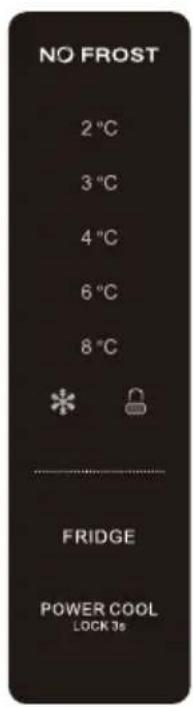 CONTINENTAL EDISON CEF2D413NFB - Temperature control of the freezer compartment - 3