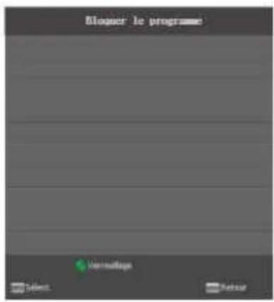 CONTINENTAL EDISON CELED32HD25B6 - Bloquer le programme - 1