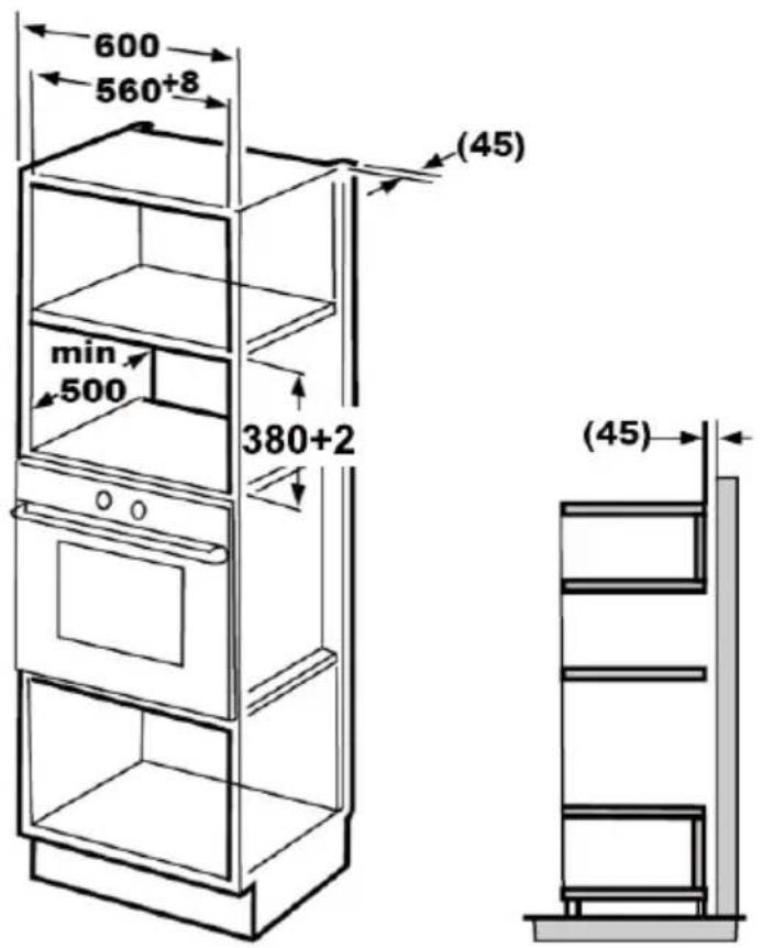 CONTINENTAL EDISON CEMO26GEFB - Built-in furniture - 1