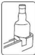 CONTINENTAL EDISON CEF1D389NFB - The Bottle Holder (In some models) - 1