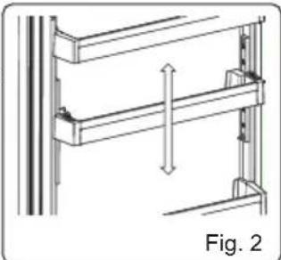 CONTINENTAL EDISON CEF1D389NFB - Adjustable Door Shelf (In some models) - 2