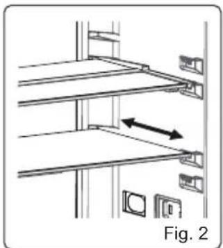 CONTINENTAL EDISON CEF1D389NFB - Adjustable Glass Shelf (In some models) - 2